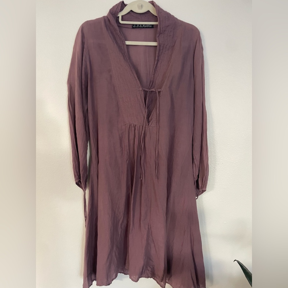 JP & Mattie soft purple/lavender cotton dress,